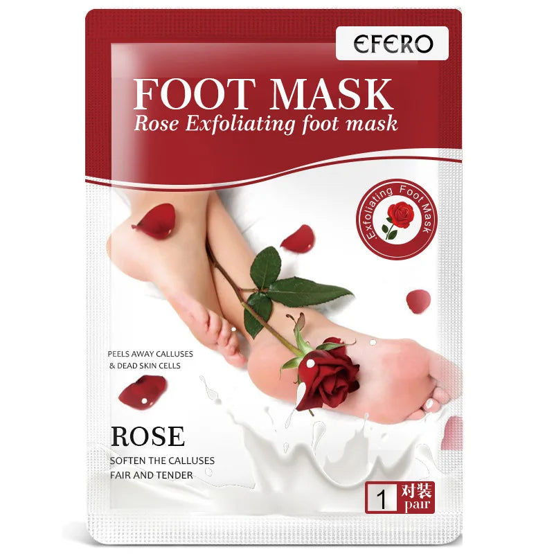 Exfoliating Foot Mask Foot SPA Pedicure Socks Removing Dead Skin Whitening Heels Feet Peeling anti Cracked Foot Skin Care