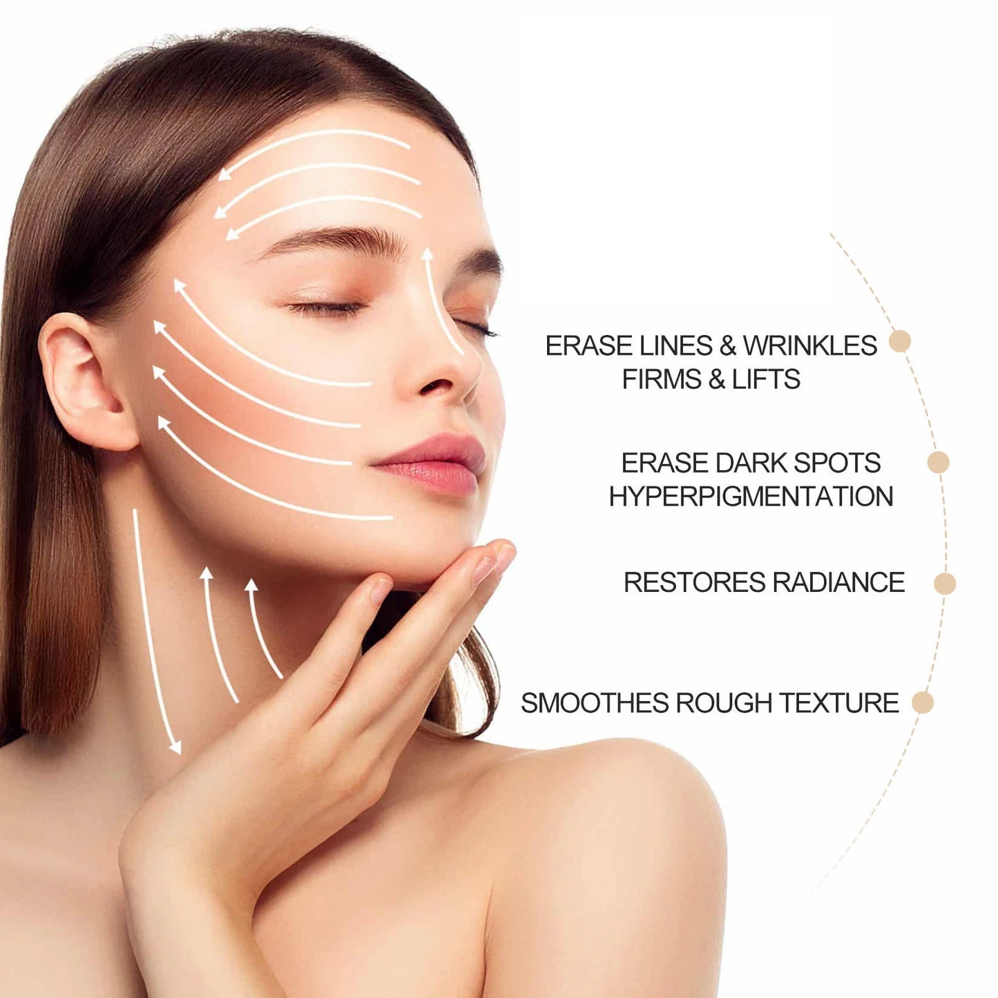anti Wrinkle Serum Anti-Aging anti Dark Circles Removal Forehead Lines Face Care Frown Lines Repair Facial Essence 30Ml