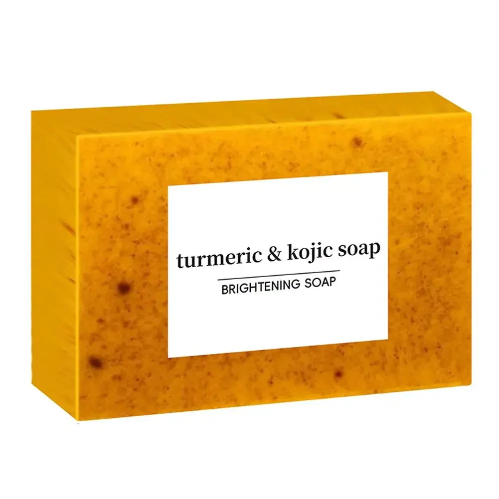 Lemon Turmeric Kojic Acid Glowing Soap Handmade Soap Brightening Moisturizing Lotion Body Facial Soap