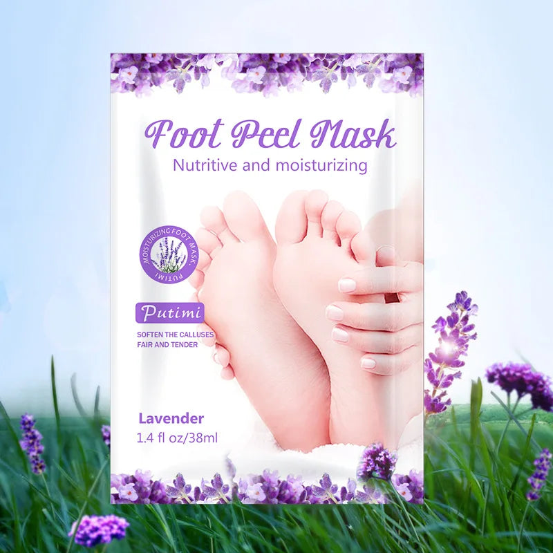 Exfoliating Foot Mask Foot SPA Pedicure Socks Removing Dead Skin Whitening Heels Feet Peeling anti Cracked Foot Skin Care