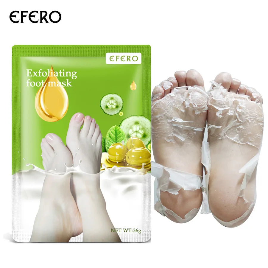 Exfoliating Foot Mask Foot SPA Pedicure Socks Removing Dead Skin Whitening Heels Feet Peeling anti Cracked Foot Skin Care