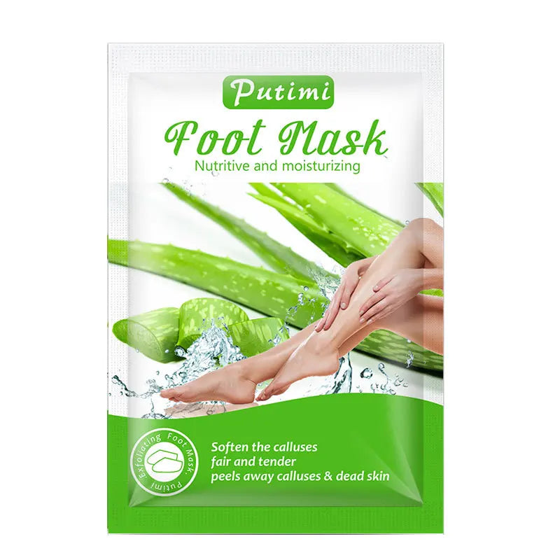 Exfoliating Foot Mask Foot SPA Pedicure Socks Removing Dead Skin Whitening Heels Feet Peeling anti Cracked Foot Skin Care