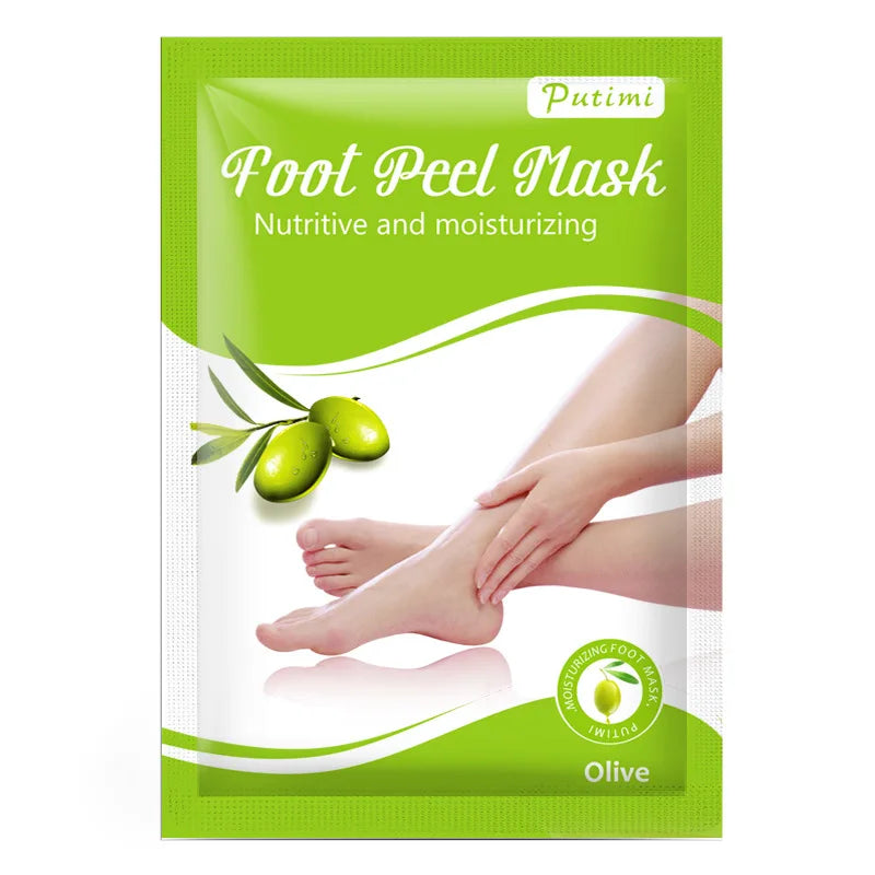Exfoliating Foot Mask Foot SPA Pedicure Socks Removing Dead Skin Whitening Heels Feet Peeling anti Cracked Foot Skin Care