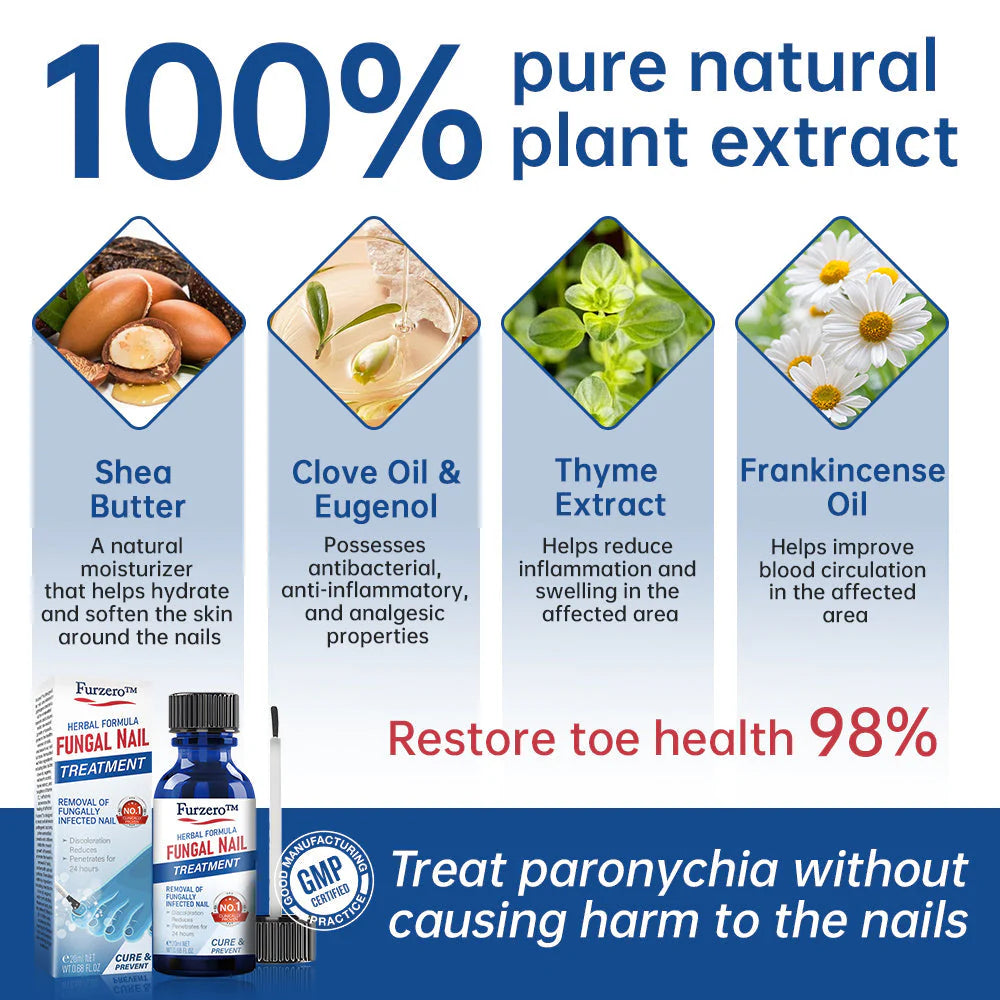 Dobshow™ Herbal Formula Fungal Nail Paronychia Treatment Gel