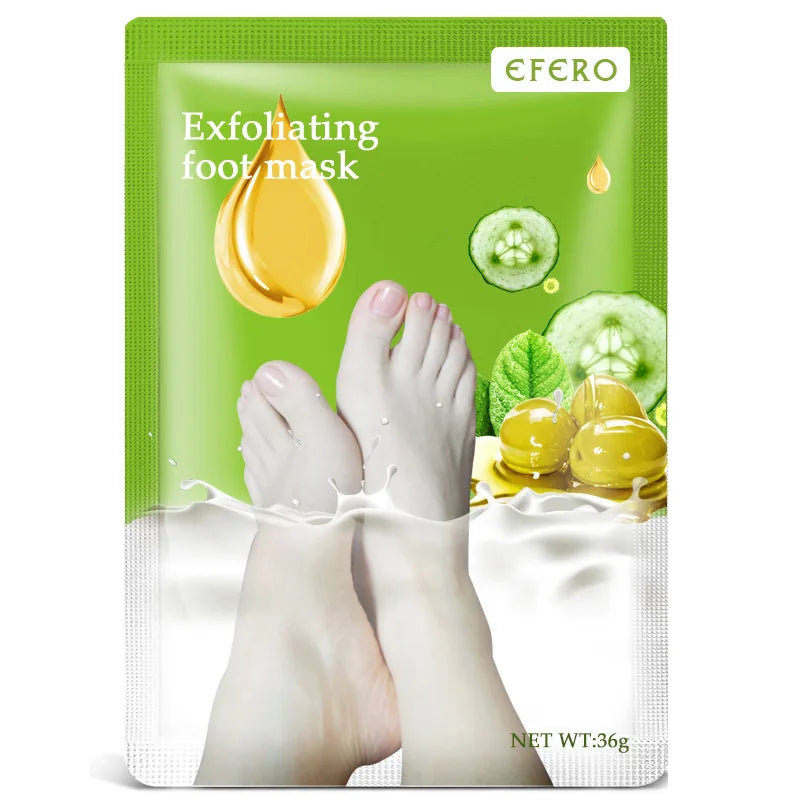 Exfoliating Foot Mask Foot SPA Pedicure Socks Removing Dead Skin Whitening Heels Feet Peeling anti Cracked Foot Skin Care