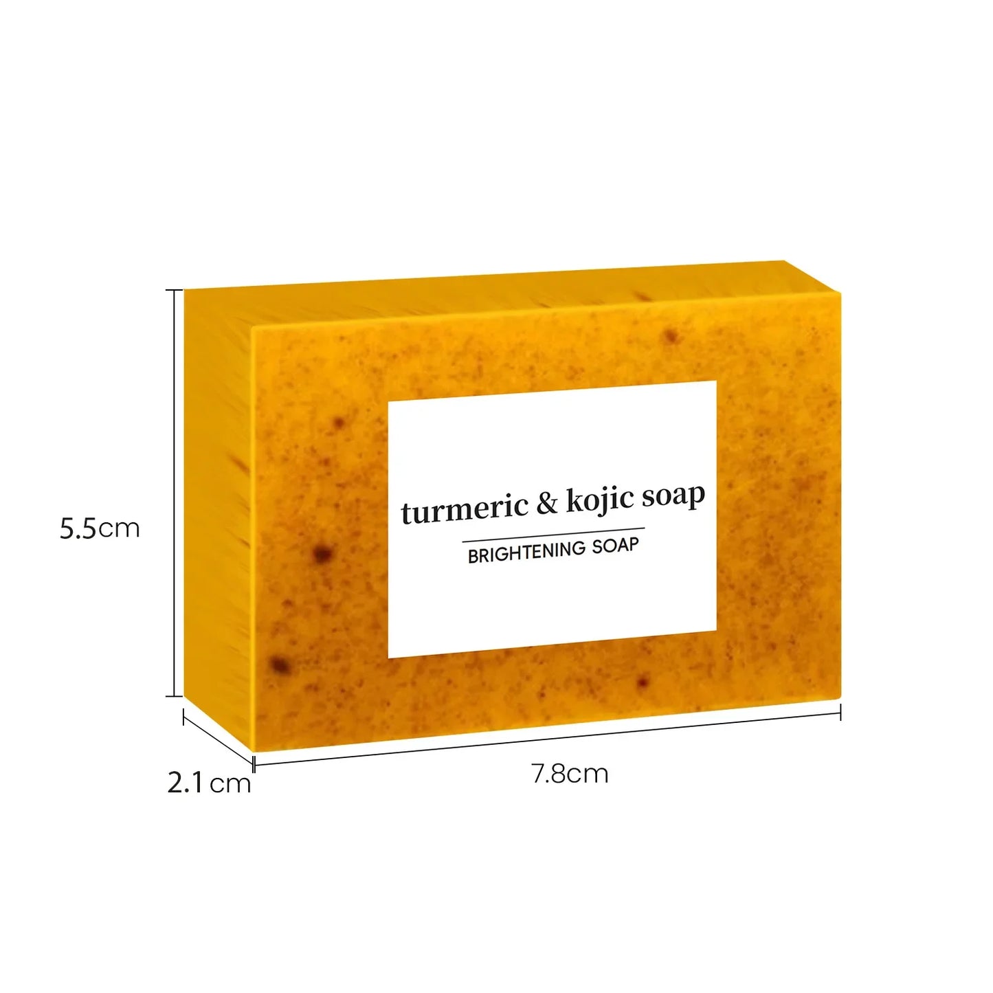 Lemon Turmeric Kojic Acid Glowing Soap Handmade Soap Brightening Moisturizing Lotion Body Facial Soap