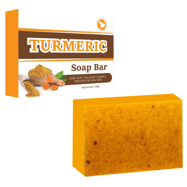 Lemon Turmeric Kojic Acid Glowing Soap Handmade Soap Brightening Moisturizing Lotion Body Facial Soap