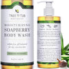 Peppermint Body Wash for Sensitive Skin and Dry Skin - Ph Balanced, Hydrating, Sulfate Free, Vegan Body Soap with Organic Aloe Vera